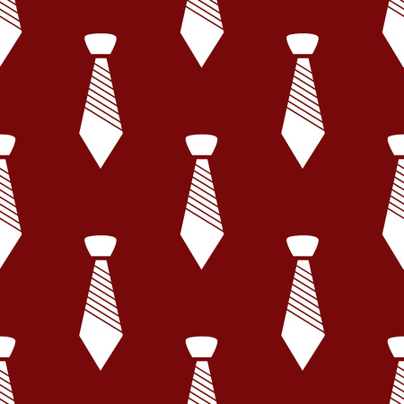 Hipster tie web icon.  flat design. Seamless gray pattern.の写真素材