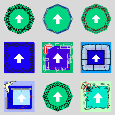 This side up sign icon.のイラスト素材