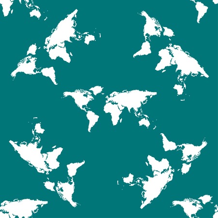 World map web icon. flat design. Seamless gray pattern. Vector EPS10のイラスト素材