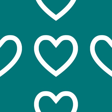 Heart web icon. flat design. Seamless pattern. Vector EPS10のイラスト素材