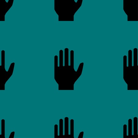 hand web icon. flat design. Seamless pattern. Vector EPS10のイラスト素材