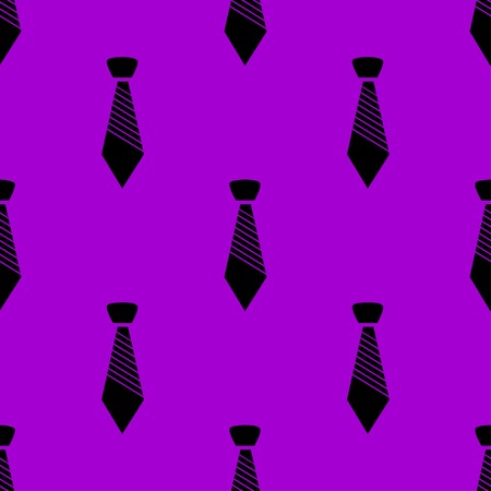 Hipster tie web icon.  flat design. Seamless gray pattern. Vector EPS10のイラスト素材