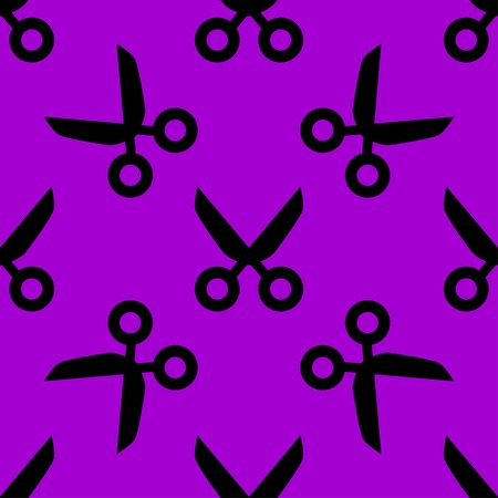 Scissors web icon. flat design. Seamless pattern. Vector EPS10のイラスト素材