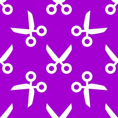 Scissors web icon. flat design. Seamless pattern. Vector EPS10のイラスト素材