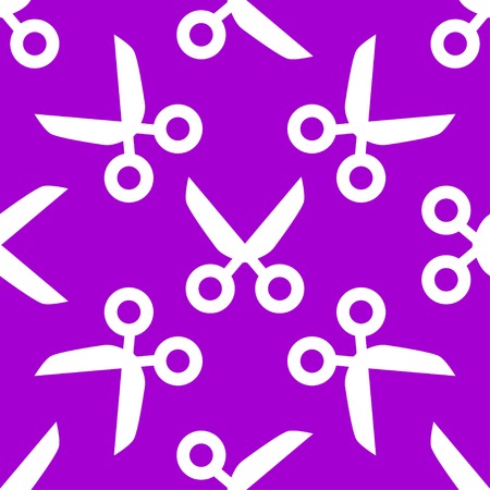 Scissors web icon. flat design. Seamless pattern. Vector EPS10のイラスト素材