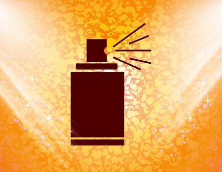 Aerosol paint icon symbol Flat modern web design with long shadow and space for your text. Vector illustrationのイラスト素材