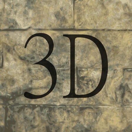 3D icon symbol Flat modern web design with long shadow and space for your text. Vector illustrationのイラスト素材