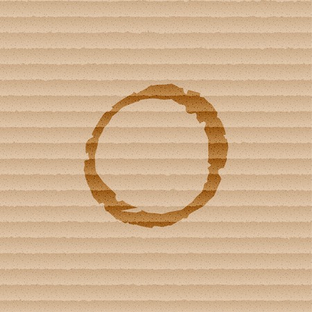 number zero icon symbol Flat modern web design with long shadow and space for your text. Vector illustrationのイラスト素材