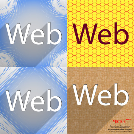 Web icon symbol Flat modern design. Vector illustrationのイラスト素材