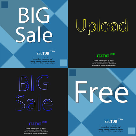 Set of the most popular web design icons on abstract background. Vector illustrationのイラスト素材