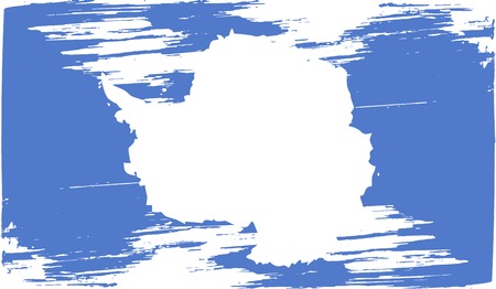 Flag of  with old texture. Vector illustrationのイラスト素材