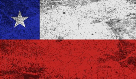 Flag of  with old texture. Vector illustrationのイラスト素材