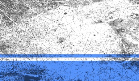 Flag of Altai Republic with old texture. Vector illustrationのイラスト素材