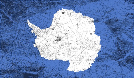 Flag of  with old texture. Vector illustrationのイラスト素材