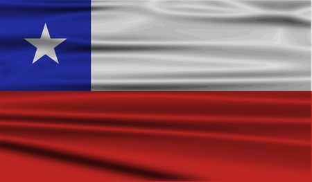 Flag of  with old texture. Vector illustrationのイラスト素材