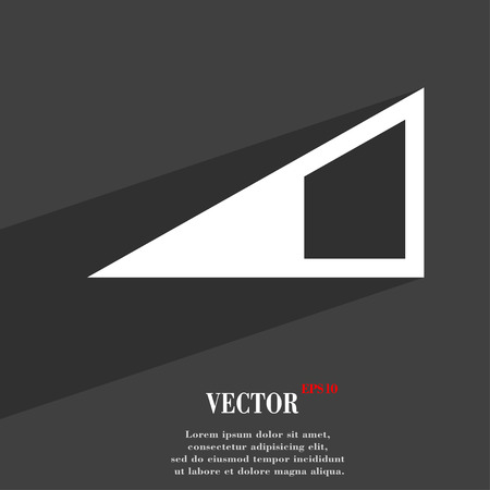 speaker Volume  icon symbol Flat modern web design with long shadow and space for your text. Vector illustrationのイラスト素材