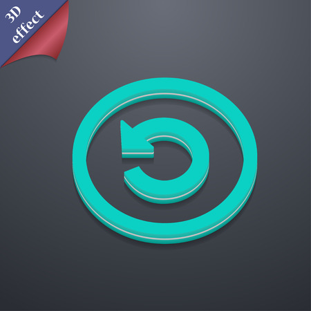 Upgrade, arrow, update  icon symbol. 3D style. Trendy, modern design with space for your text Vector illustrationのイラスト素材