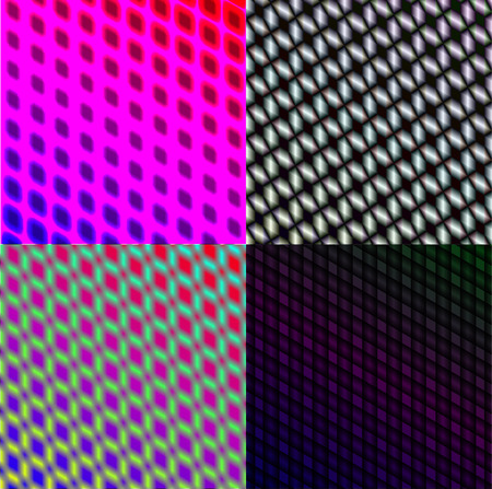 Set of dark abstract spectrum background lines.  illustrationの写真素材