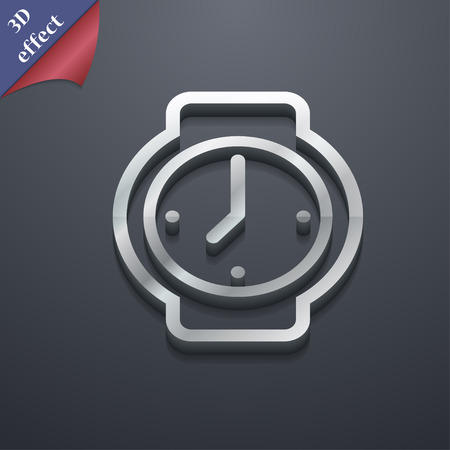 watches icon symbol. 3D style. Trendy, modern design with space for your text Vector illustrationのイラスト素材