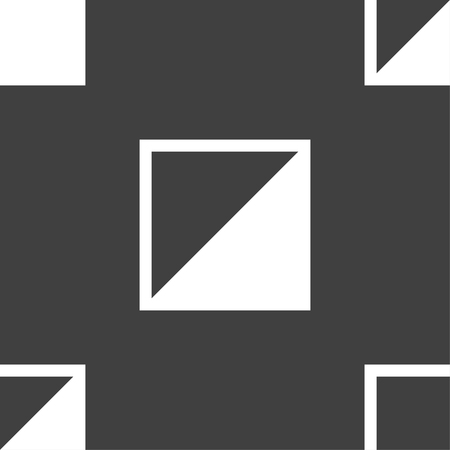 contrast icon sign. Seamless pattern on a gray background. illustrationの写真素材