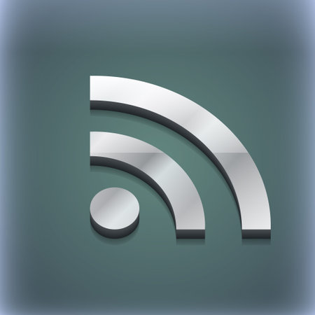 Wifi, Wi-fi, Wireless Network icon symbol. 3D style. Trendy, modern design with space for your text...