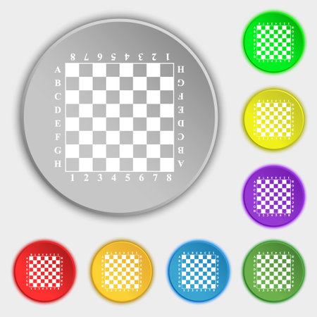Modern Chess boardのイラスト素材