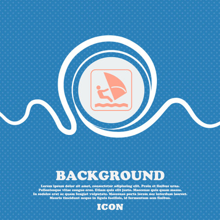Windsurfingのイラスト素材