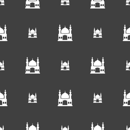 Turkish architecture, mosqueのイラスト素材