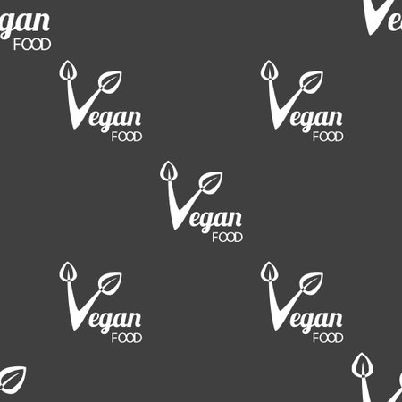 Vegan food graphic designのイラスト素材