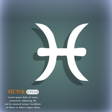 Pisces zodiac signのイラスト素材