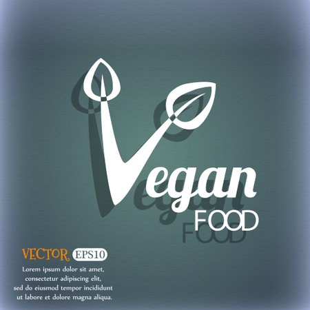 Vegan food graphic designのイラスト素材