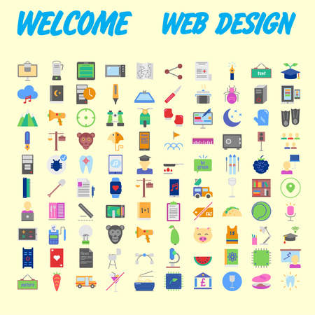 Set vector line icons in flat design with elements for mobile concepts and web apps. Collection modern infographic logo and pictogram. Vector illustrationのイラスト素材