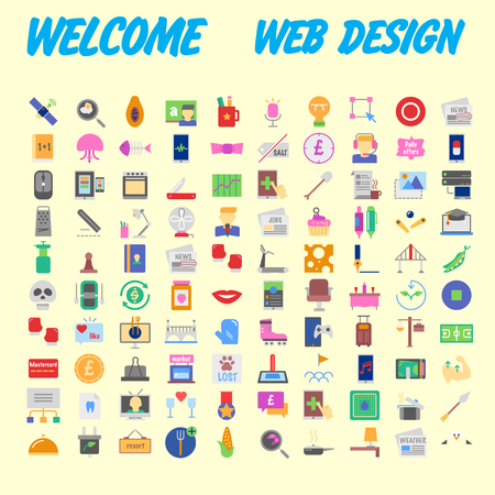 Cartoon colorful fluffy balls characters. Vector furry emoji set. Isolated icons on the background. Vector illustrationのイラスト素材