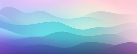 Abstract background with wavy shapes. Vector illustration.の素材
