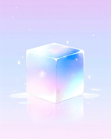 Abstract background with cube. Vector illustration for your design. (ai generated)の素材