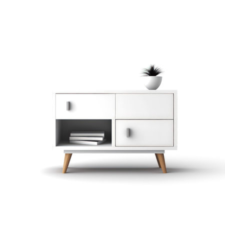 Furniture on a white background. Furniture in the interior. (ai generated)の素材