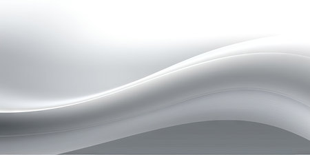 White abstract background with smooth lines. Vector illustration. (ai generated)の素材