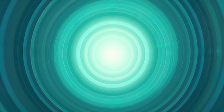 Abstract background with circles. Different shades and thickness. Gradient. (ai generated)の素材