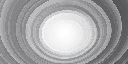 Abstract background with concentric circles in gray colors. Vector illustration. (ai generated)の素材