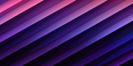 abstract background with diagonal stripes in purple and violet colors, vector illustration. (ai generated)の素材