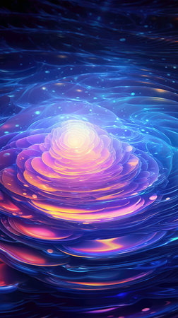 Abstract wavy background. Vector illustration for your design.(ai generated)の素材