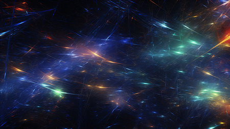 Abstract fractal. Fractal art background for creative design. Decoration for wallpaper, desktop, poster. (ai generated)の素材