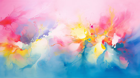 abstract colorful watercolor background for your design, vector illustration. (ai generated)の素材