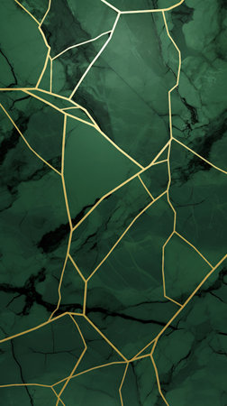 Marble patterned background for design, Abstract natural marble black and gold (ai generated)の素材
