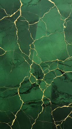 Green cracked marble texture background pattern with high resolution for interior or exterior design. (ai generated)の素材