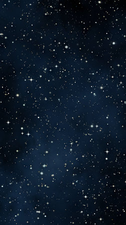 Night sky with stars as background (ai generated)の素材