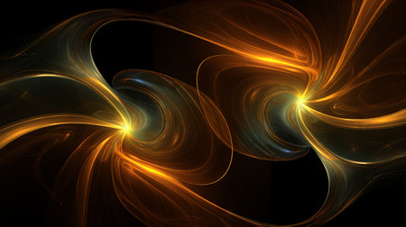 abstract fractal background, texture. (ai generated)の素材
