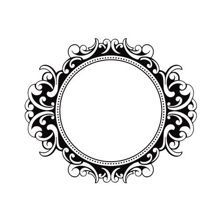 VINTAGE FRAMEのイラスト素材