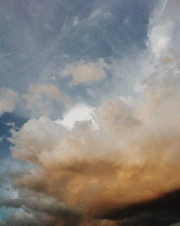 Lighting spot in the sky