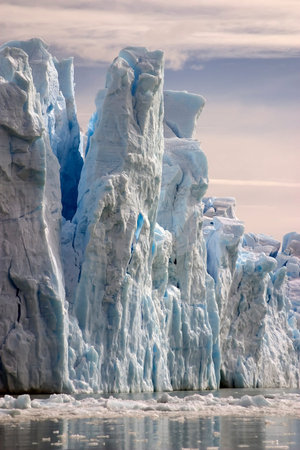Partial view of the Perito Moreno Glacier